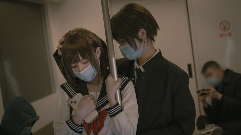 西园寺南歌电车物语cos图片