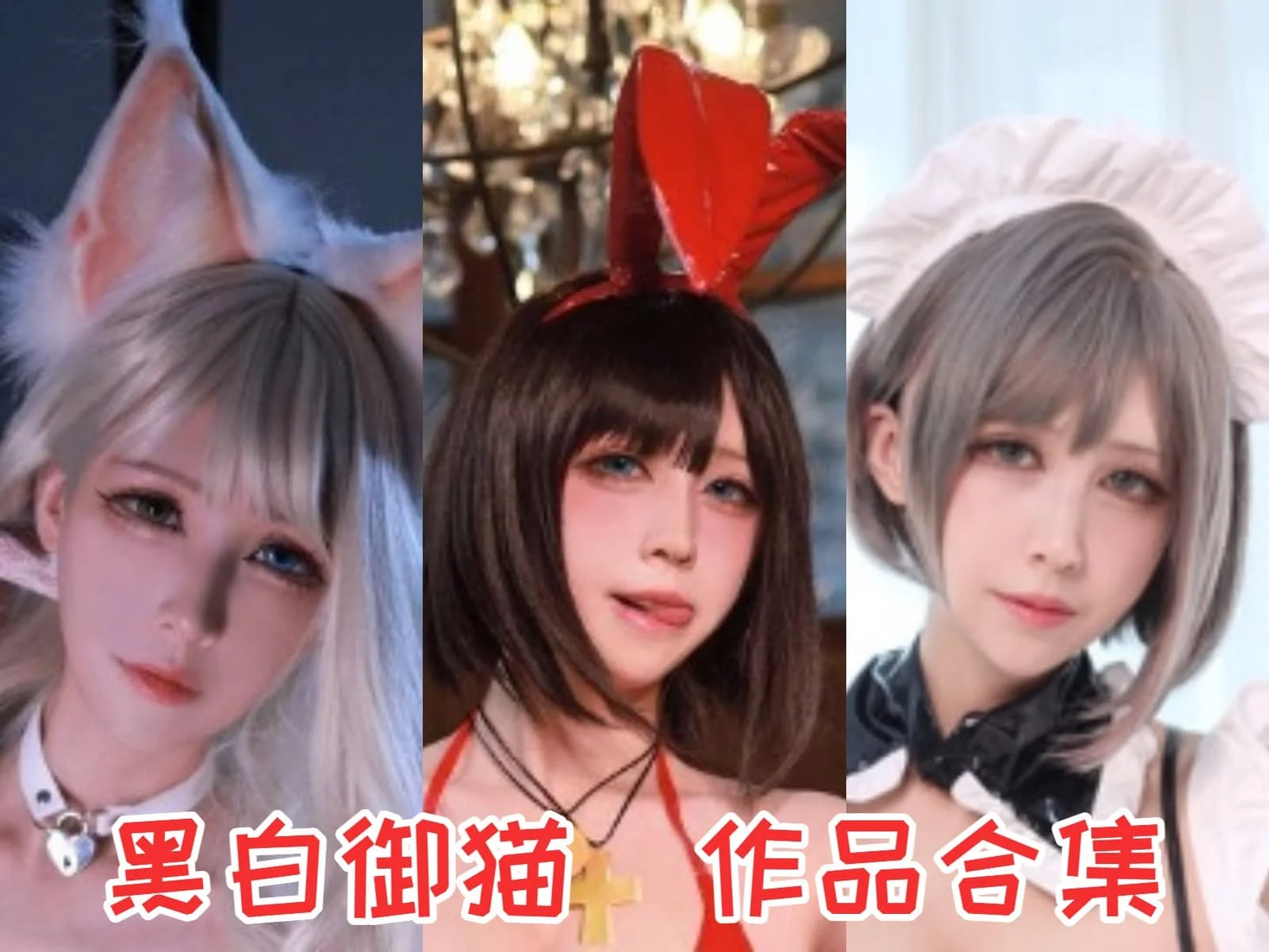 黑白御猫全部cos图片包作品资源集合下载