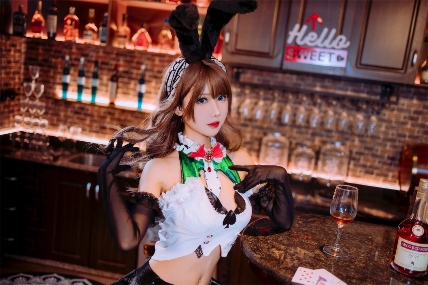 泽月/仙女月莫妮卡图片鉴赏，黑桃兔女郎的魅力