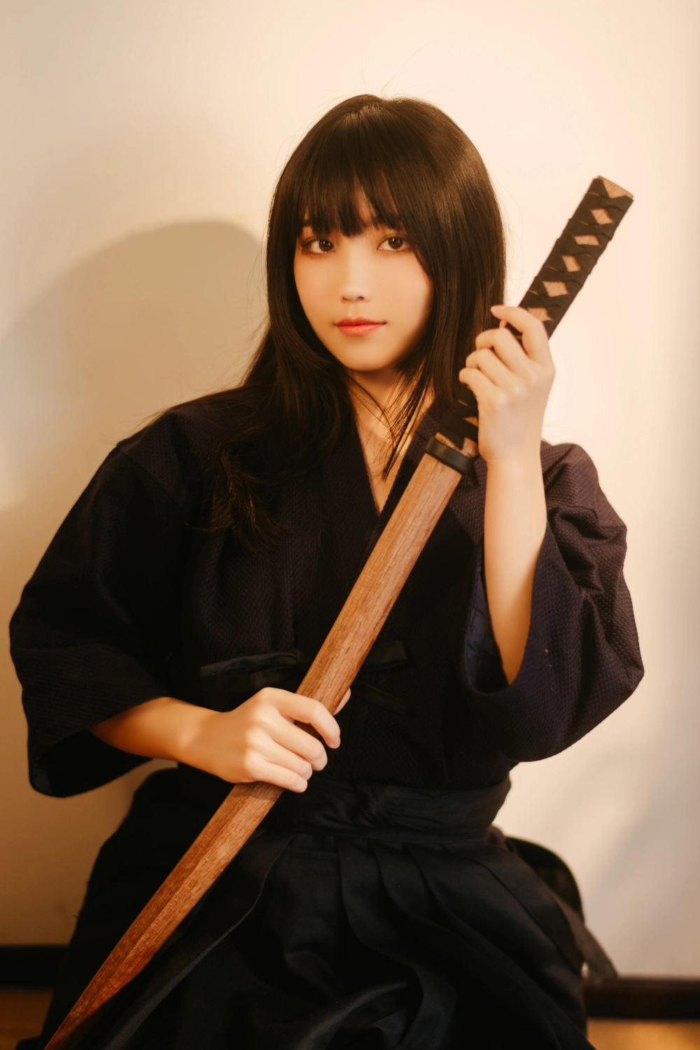 再看汪知子最后的武士，拿木剑的温柔这谁顶得住？