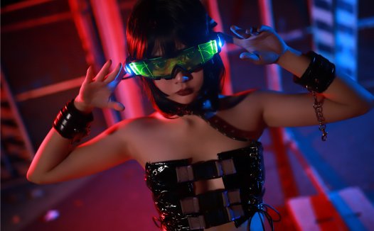 您的蛋蛋赛博朋克cos图作品观赏