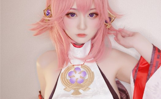Yuki亭子cos八重神子作品分享