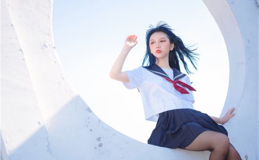 果咩酱w天空之境JK作品,让人怀念的青春时光