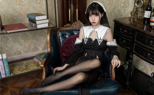 许岚lan暗黑修女cos作品免费分享