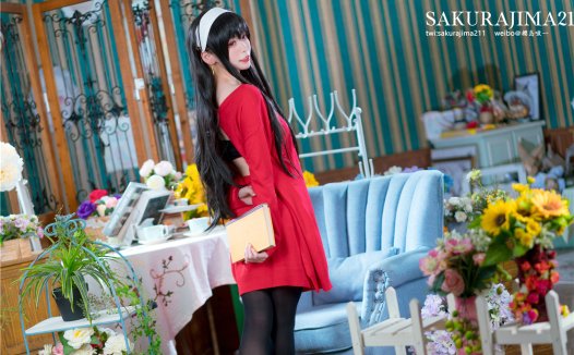 樱岛嗷一约尔福杰cos作品鉴赏