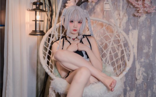 五更百鬼黑白cos图片分享