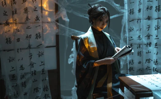 杏仁曲奇黑神话悟空四妹cos图,是一场气质的绝杀